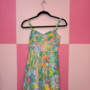 Lilly Pulitzer Multicolor Pastel Abstract Sundress